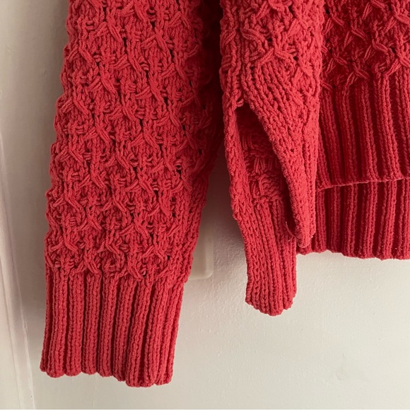 AND Coral Pink Salmon Long Sleeved Sweater - Picture 7 of 14